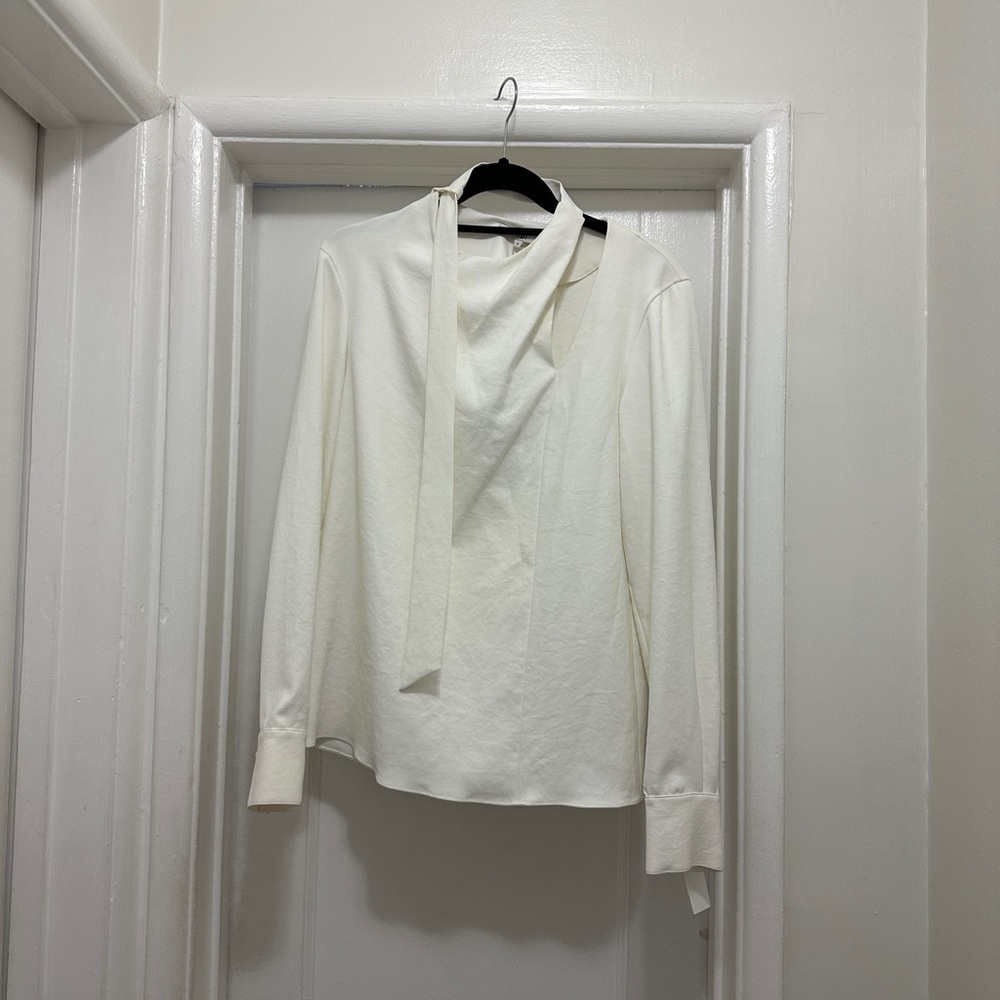 TIBI | ASYMMETRICAL TOP | WHITE | SIZE 4 | NWT
